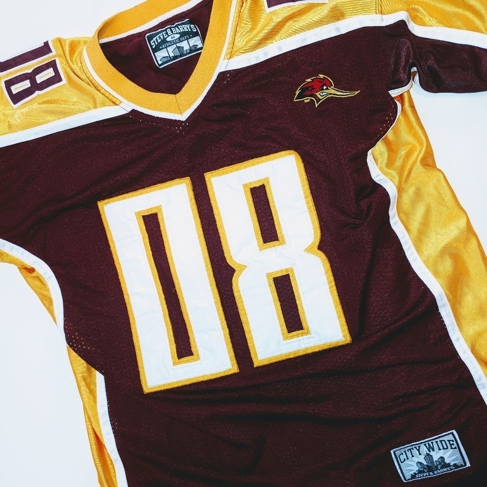 Steve & Barry's Maroon and Gold Football Jersey